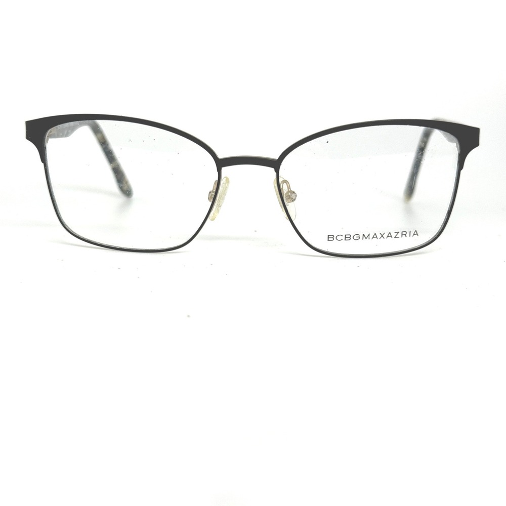 BCBGMAXAZRIA Carmella Black Eyeglasses Womens 53 16 135mm Metal Frame 21337